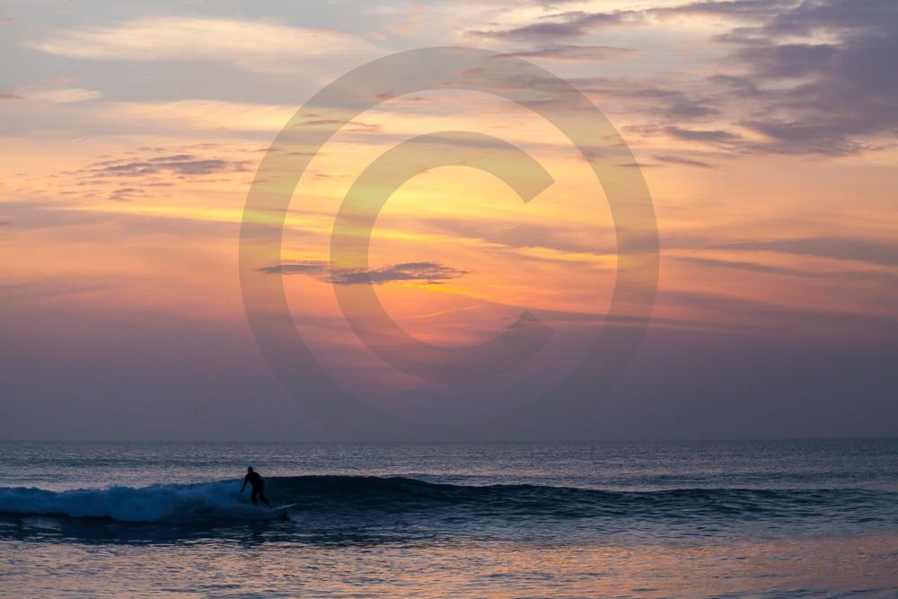 Surfing Sunset